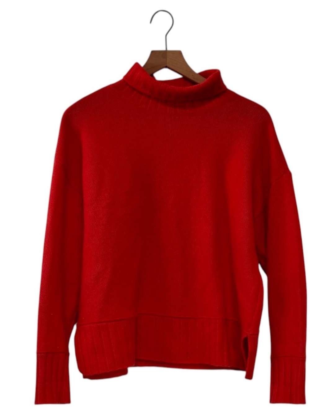 Charter Club Luxury Cashmere Orange Turtleneck Sweater